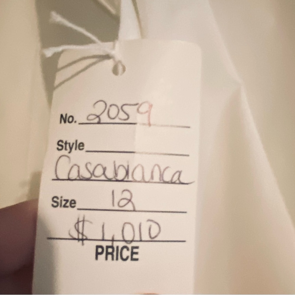 Casablanca Wedding Dress, New/Never Used - Picture 11 of 11